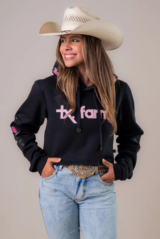 MOLETOM CROPPED FEMININO TEXAS FARM