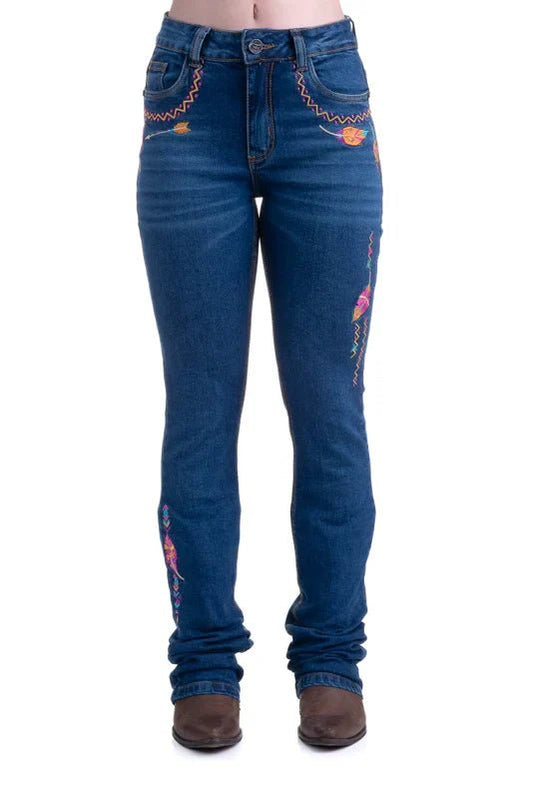 Calça Texas Farm Vitality Umber Jeans Escuro