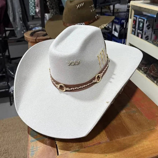 Chapeu 3 Cravos Americano Gelo