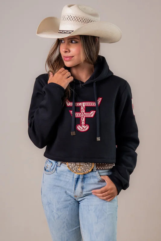 MOLETOM CROPPED FEMININO
