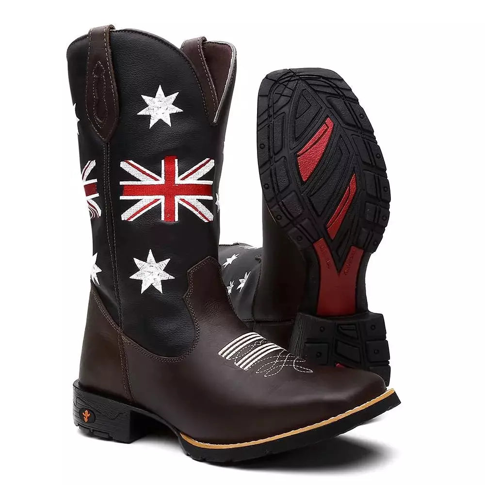 Bota Texana Masculina "Reino Unido" - Esporatto
