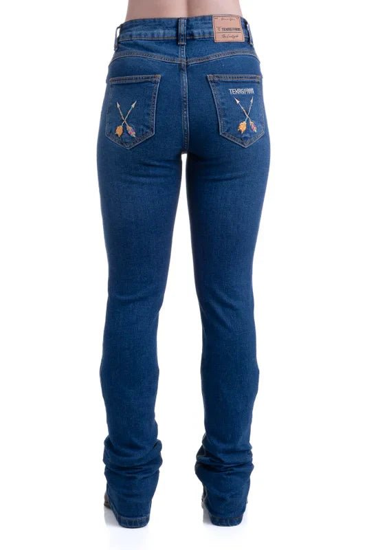 Calça Texas Farm Vitality Umber Jeans Escuro