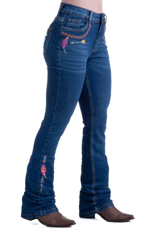 Calça Texas Farm Vitality Umber Jeans Escuro