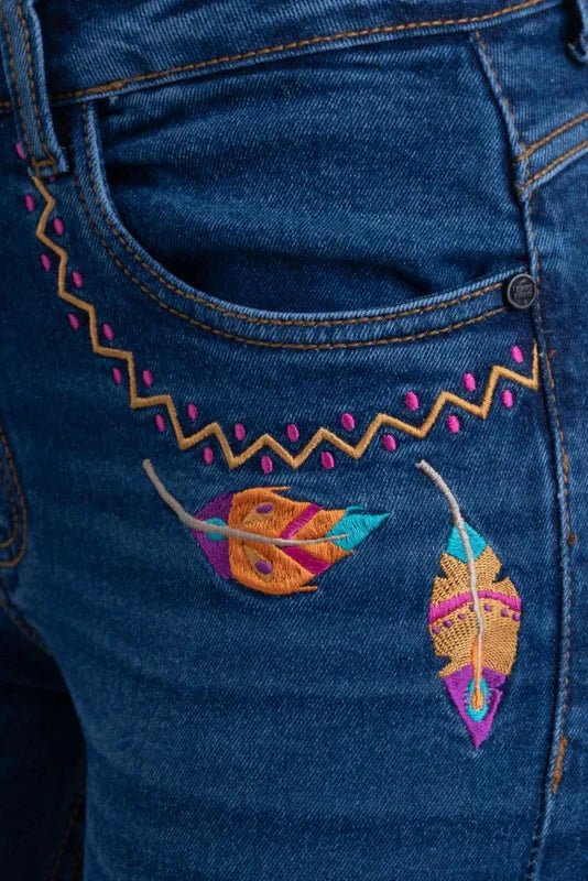 Calça Texas Farm Vitality Umber Jeans Escuro