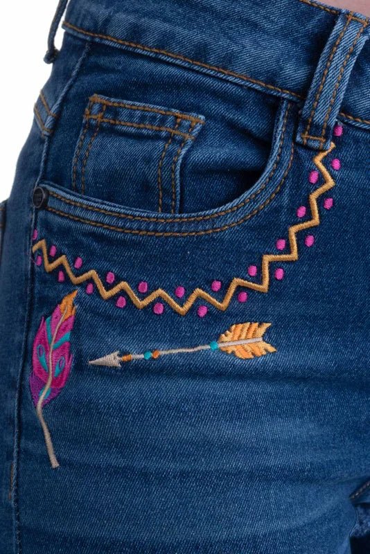 Calça Texas Farm Vitality Umber Jeans Escuro